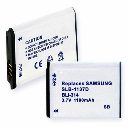 EMPIRE 3.7V Samsung SLB-1137D Li-ion 1000 mAh Battery - 3.7 watt BLI-314